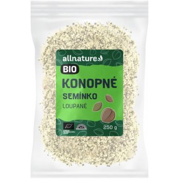 Allnature Bio Loupané konopné semínko 250 g