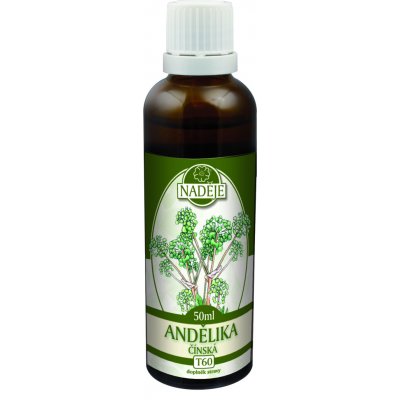 Naděje Andělika lékařská tinktura z bylin 50 ml – Hledejceny.cz