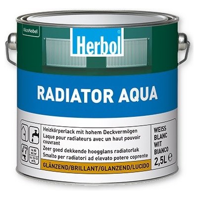 Herbol Radiator Aqua - bílý vodou ředitelný email na topná tělesa a radiátory 0,75 l