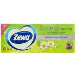 Zewa Deluxe Camomile papírové kapesníčky heřmánek 3-vrstvé 10 ks – Zboží Dáma