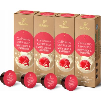 Tchibo Cafissimo Kapsle White Choc & Raspberry 10 kapslí – Hledejceny.cz