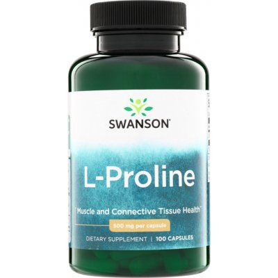 Swanson L-Proline 500 mg 100 kapslí – Hledejceny.cz