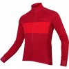 Cyklistický dres Endura FS260-Pro Jetstream dlouhý rukáv rust red
