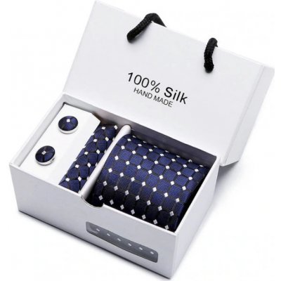 Miranda Dárková sada kravata kapesníček a manžetové knoflíčky SB21 – Zboží Dáma