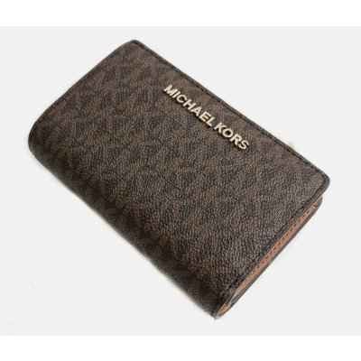 Michael Kors Peněženka Bifold medium brown hnědá