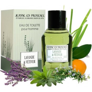 Jeanne en Provence Levandule a citrónová tráva toaletní voda pánská 100 ml