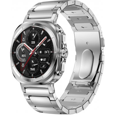 Drakero Kovový řemínek stříbrný Style pro Samsung Galaxy Watch Ultra 47 mm 10437 – Zboží Živě