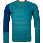 Ortovox pánské merino triko 185 Rock'N'Wool Long Sleeve pacific green – Zboží Mobilmania