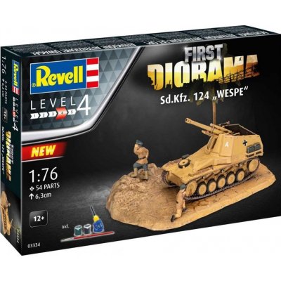 Revell Sd.Kfz. 124 Wespe Gift-Set diorama 03334 1:76 – Zbozi.Blesk.cz