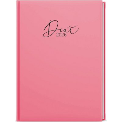 Baloušek Tisk Prokop Lamino Pastel A5 týdenní 2026 růžový – Zboží Živě