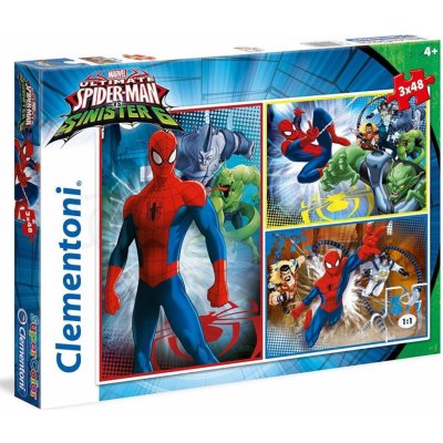Clementoni Spider-Man 3 x 48 dílků