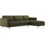Micadoni Zelená sametová rohová pohovka Eden 286 cm pravá – Zbozi.Blesk.cz