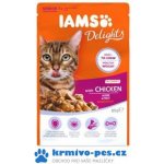 Iams Cat Senior Kuře v omáčce 85 g – Hledejceny.cz