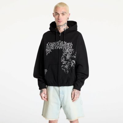 Wasted Paris M Varg Boxy zip Hoodie Black – Zboží Dáma