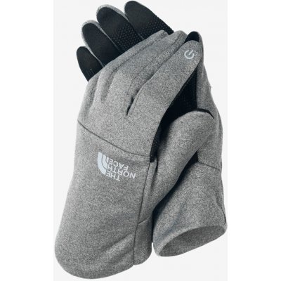 Fleecové rukavice The North Face Etip Recycled Glove medium grey heather – Hledejceny.cz