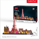 CubicFun 3D puzzle LED Paříž 115 ks – Hledejceny.cz