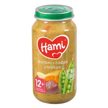 Hami Brambory s hovězím a hráškem 250 g