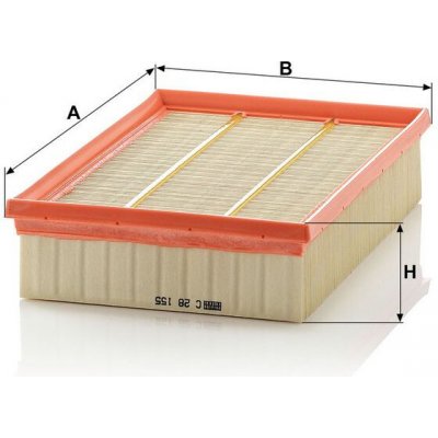MANN-FILTER Vzduchový filtr MANN C28155 (MF C28155) – Hledejceny.cz