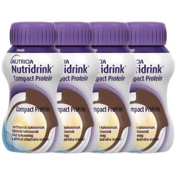 NUTRIDRINK COMPACT PROTEIN S PŘÍCHUTÍ CHLADIVÉHO KOKOSU POR SOL 4X125ML