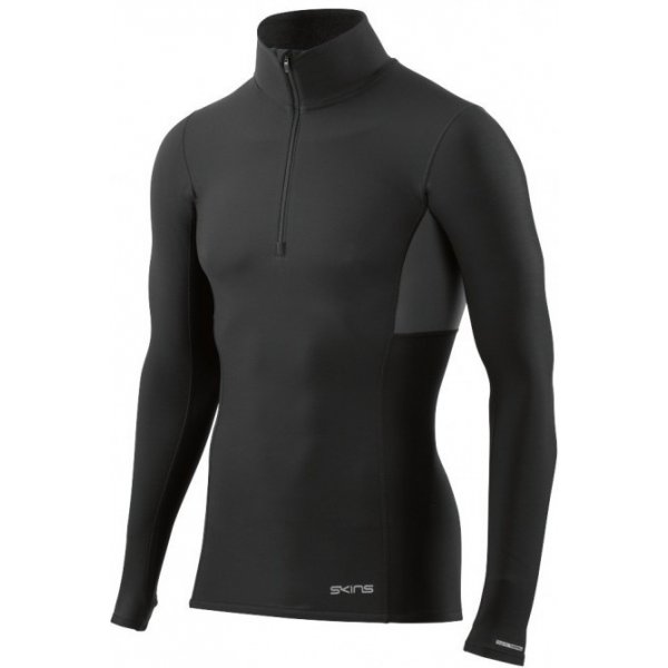 Pánské tričko Skins dnamic Thermal men's Compression black Charcoal DT00010750050 kompresní prádlo