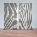 Sablio Záclony Detail zebra: 2ks 150x250cm – Hledejceny.cz