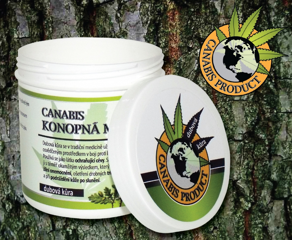 Canabis Product konopná mast s dubovou kůrou 250 ml
