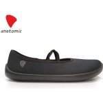 Anatomic ALL IN Barefoot plátěné baleríny černé – Zboží Dáma