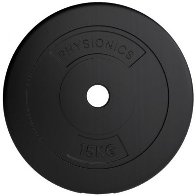 PHYSIONICS Zátěžové kotouče plast 2 x 15 kg, 31 mm – Zbozi.Blesk.cz