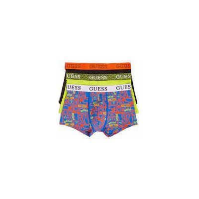 Guess pánské boxerky U3GG25K6YW0 P7FJ 3 pack černá-neon.žlutá-vícebarvená – Zbozi.Blesk.cz