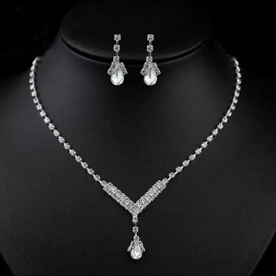 Venice Jewelry Plesová bižuterie náhrdelník a náušnice OJS392-92 – Hledejceny.cz