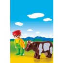 Playmobil 6972 Farmář s krávou