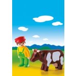 Playmobil 6972 Farmář s krávou – Zboží Živě