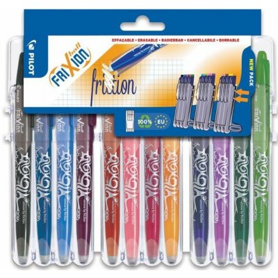 Pilot FriXion Ball Roller 0,7 mm - sada 12 barev Set2Go – Hledejceny.cz
