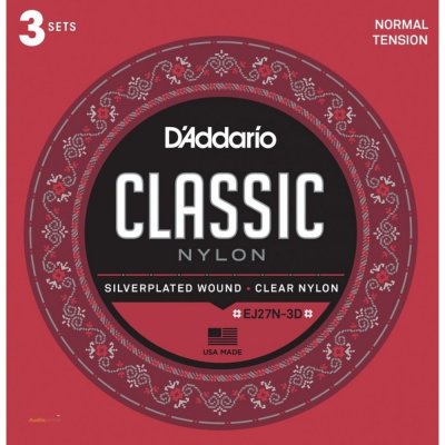 D´Addario Classic Nylon EJ27N - 3 sady – Zboží Dáma