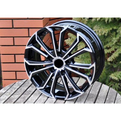 Racing Line BK667 7x17 5x114,3 ET45 black polished – Zboží Mobilmania