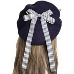 Dámský baret Bow Modrá – Hledejceny.cz