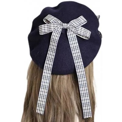 Dámský baret Bow Modrá – Hledejceny.cz