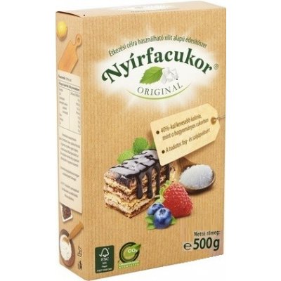 Nyírfacukor Originál Xylitol Brezový cukor prírodné sladidlo 500 g – Hledejceny.cz