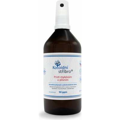 Koloidní stříbro Proti mykózám a plísním sprej 100 ml 50 ppm – Hledejceny.cz