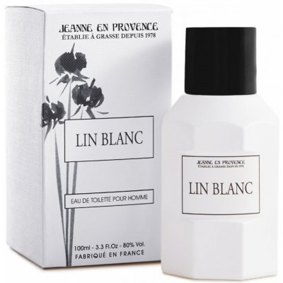 Jeanne en Provence Lin Blanc pour Homme Květ bavlníku toaletní voda pánská 100 ml – Hledejceny.cz