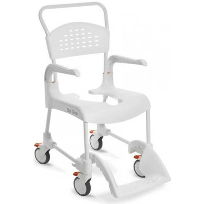 Etac CLEAN Toaletní a sprchové křeslo výš. sedu 60 cm, bílé – Zboží Mobilmania