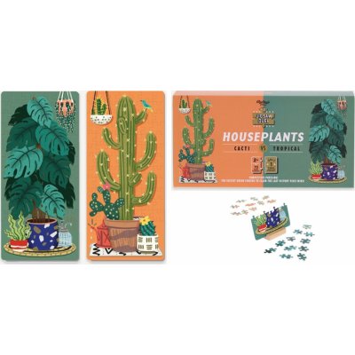 RIDLEY'S GAMES Duel Pokojové rostliny Kaktusy vs Tropické 2x70 dílků