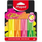 Maped Glitter Fluo 4 ks blistr 740247 – Hledejceny.cz