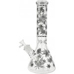 Super Heroes Skleněný bong Beaker Weed Leaves 34,5 cm – Hledejceny.cz