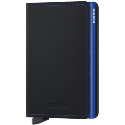 Secrid Slimwallet Matte Black & Blue – Zboží Živě