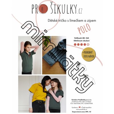 Dětské tričko POLO | 80–146 - Česky – Hledejceny.cz