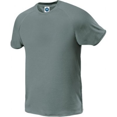 Starworld Prodyšné sportovní tričko z mikro polyesteru šedá melír