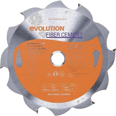 EVOLUTION EV018595 185x20mm (12Z) pilový kotouč na cementotřískové desky CETRIS R1 – Zboží Mobilmania