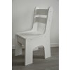 Dětský stoleček s židličkou Vingo bílá židlička s šuplíkem