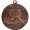 Sportovní medaile Designová kovová medaile Stolní tenis Bronz 4 cm